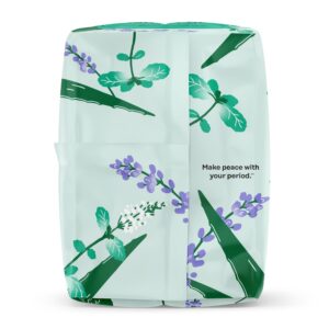 Honey Pot 100% Organic Cotton Cover Cooling Herbal Infusion Overnight Pads, 12 Count - Image 13