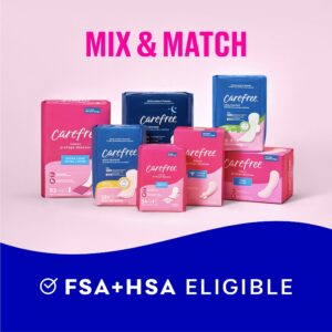 Carefree Panty Liners, Long, Unscented, 42 Count - Image 8