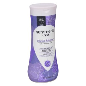 Summer's Eve Delicate Blossom Daily Feminine Wash, Removes Odor, pH Balanced, 15 fl oz - Image 10