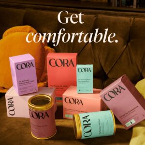 Cora Compact Applicator Tampons, 100% Organic Cotton, Regular/Super, 32 Count - Image 9