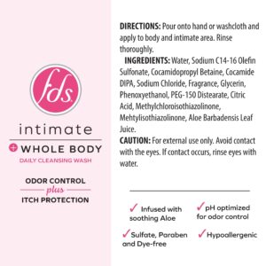 FDS Intimate + Whole Body Daily Cleansing Wash – Feminine Wash + Body Wash 10 oz. - Image 6
