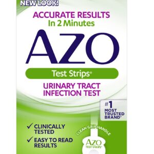 AZO Urinary Tract Infection (UTI) At-Home Test Strips, Clinically Tested, Clean Grip Handle, 3 Count - Image 2