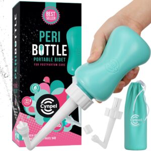 Peri Bottle - Postpartum and Perineal Care - Portable Travel Bidet Sprayer for Women or Men- Tortoise - Image 1