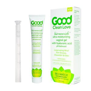 Good Clean Love: BioNourish® Ultra Moisturizing Vaginal Gel with Hyaluronic Acid, pH-Balanced & Water-Based, Long Lasting Relief from Dryness & Discomfort for Women, 2 oz - Image 1