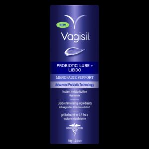 Vagisil Probiotic Lube + Libido Gel Menopause Support Probiotic, 1.76 oz - Image 1