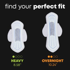 U by Kotex Balance Sized for Teens Ultra Thin Overnight Pads with Wings, 24 Ct - Image 4