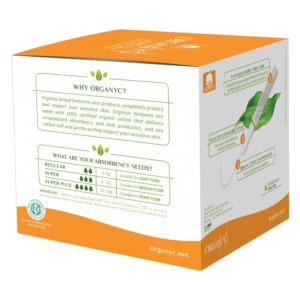 Organyc 100% Certified Organic Cotton Tampons with Organic-Based Compact Applicator, Super Plus 16 Ct - Image 7