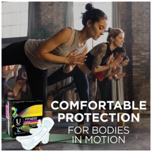 U by Kotex Fitness Pantiliners, Light Absorbency, Regular, Unscented, 80 Count - Image 4