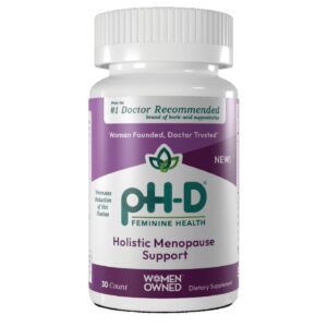 pH-D Feminine Health Holistic Menopause Support with CON-CRET Concentrated Creatine, 30 Count - Image 1