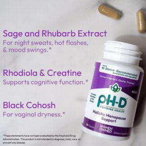 pH-D Feminine Health Holistic Menopause Support with CON-CRET Concentrated Creatine, 30 Count - Image 3