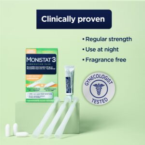 Monistat 3 Day Yeast Infection Treatment, 3 Miconazole Suppository Inserts & External Itch Cream - Image 6