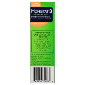 Monistat 3 Day Yeast Infection Treatment, 3 Miconazole Suppository Inserts & External Itch Cream - Image 10