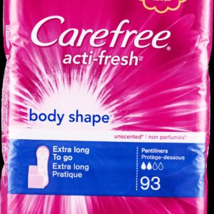Carefree Body Shape Extra Long Unscented Pantiliners, 93ct - Image 3