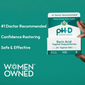 pH-D Feminine Health Boric Acid Vaginal Suppositories for Women's Health, 72 Count - Image 11