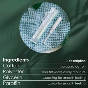L. Organic Cotton Tampons DuoPack - Light/Regular Absorbency, 42 Ct - Image 7