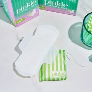 Pinkie Teen Pads, Organic Cotton, Small (18 Count) - Image 5