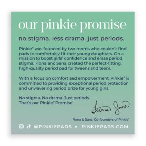 Pinkie Teen Pads, Organic Cotton, Small (18 Count) - Image 6