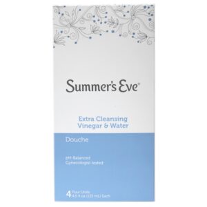 Summer's Eve Extra Cleansing Vinegar and Water Douche 4 Units 4.5 oz each - Image 1