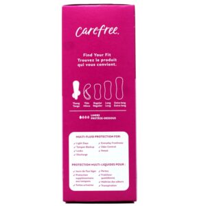 Carefree Thong Pantiliners Regular Unscented With Wings, 49 Ea, 2 Pack - Image 3