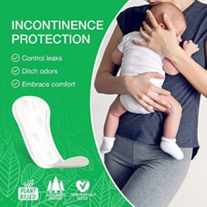 Veeda Daily Natural Premium Incontinence and Postpartum Panty Liners, for Bladder Leakage Protection, Lite Long Absorbency, Long Length, 44 Count - Image 3