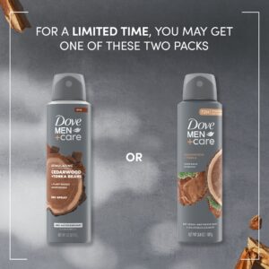 Dove Men+Care Dry Spray Antiperspirant Deodorant for Men Cedarwood + Tonka, 3.8 oz - Image 3