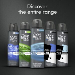 Dove Men+Care Antiperspirant Deodorant Dry Spray Twin Pack, Clean Comfort, 3.8 oz - Image 10