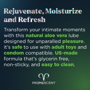 Promescent Organic Aloe Lube for Sex, Premium Personal Lubricant Sex Gel, Long-Lasting (4 oz) - Image 5