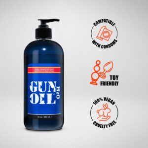 GUN OIL H2O - Premium Water Based Sexual Lubricant - Long Lasting Water Based Personal Lubricant - 2oz Bottle - DISCREET SHIPPING! - Image 4