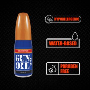 GUN OIL H2O - Premium Water Based Sexual Lubricant - Long Lasting Water Based Personal Lubricant - 2oz Bottle - DISCREET SHIPPING! - Image 5