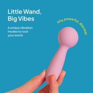 Hello Cake Pocket Wand Discreet Vibrator, Pink, 1 Count - Image 7