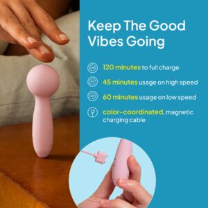 Hello Cake Pocket Wand Discreet Vibrator, Pink, 1 Count - Image 8