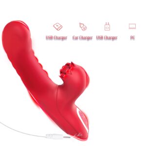 Adult Sex Toys Vibrator with 7 Thrusting 5 Tapping 10 Vibrating Modes & Heating Function Vibrators - Image 4