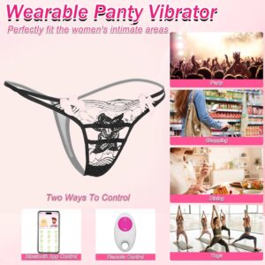 AYIYUN APP Remote Control Vibrator Female Sex Toys Bluetooth Wearable Vibrating Panty Silicone Mini Stimulator Waterproof Adult Toy with 11 Vibrating Modes for Women Couples Pleasure - Image 4