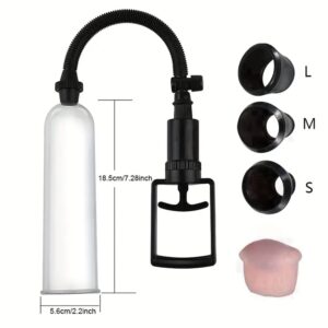 Xbonp Penis Pump with Strong Suction, Black, 1 Piece - Image 3
