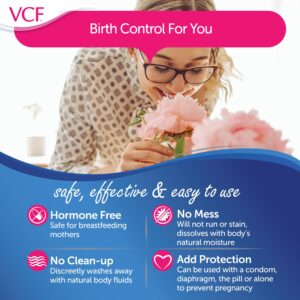 VCF Vaginal Contraceptive Spermicide Film, 12 Count, Value Pack - Image 3