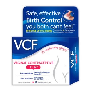 VCF Vaginal Contraceptive Spermicide Film, 12 Count, Value Pack - Image 5