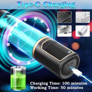 NCTTRP Rechargeable Vacuum Wellness Device with 8 Adjustable Modes, 11 Count, Black - Image 3