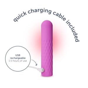 plusOne SUPER Bullet Vibrator with Warming Heat Setting, 10 Vibration Settings, Waterproof - Image 6