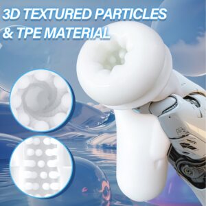 AYIYUN Automatic Male Masturbators Sex Toys with 2 Motors 10 Powerful Vibrating Modes, APP Remote Control Stroker Self-Pleasure Masturbation Adult Toy for Men - Image 6