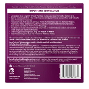 Durex Pleasure Pack Assorted Condoms For Men, Mix of Stimulation, Lubricated Rubber Latex, FSA/HSA, 42 ct - Image 16