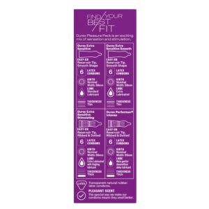 Durex, Pleasure Pack Condoms, Exciting Mix, Latex Condoms, 24 Count - Image 17