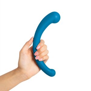 plusOne Vibrating Dual Arc Massager, 10 Vibration Settings, Teal, Waterproof - Image 8