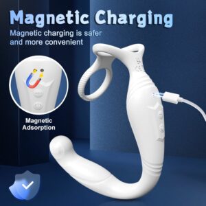 Xbonp Prostate Massager Anal Vibrator for Men, Anal Toys with 9 Vibrating & 9 Rotation Settings - Image 4