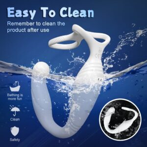 Xbonp Prostate Massager Anal Vibrator for Men, Anal Toys with 9 Vibrating & 9 Rotation Settings - Image 6