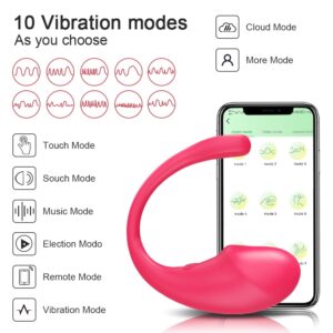 Clitoral G Spot Vibrators for Women, App Control Bullet Vibrators for Personal Massager - Image 4