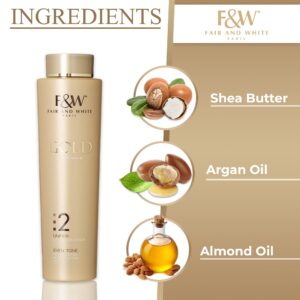 Fair & White Gold Revitalizing Body Lotion for Uneven Skin Tone, 500 ml/17.6 fl oz - Image 4