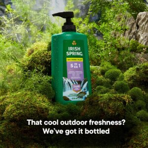 Irish Spring 5 in 1 Body Wash for Men, Men's Body Wash, All Skin Types, 30 fl oz Bottle - Image 4