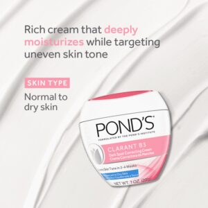 Pond's Correcting Facial Cream Clarant B3 Cream Dark Spot Corrector for Dry Skin 7 oz - Image 3