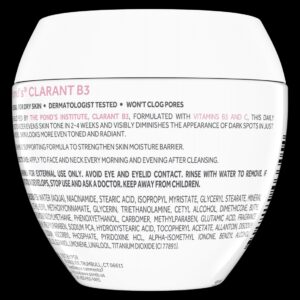 Pond's Correcting Facial Cream Clarant B3 Cream Dark Spot Corrector for Dry Skin 7 oz - Image 7