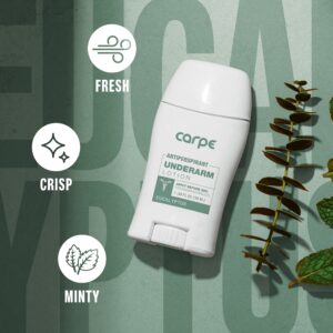 Carpe Underarm Antiperspirant and Deodorant for Women and Men, Cucumber Spa, 1.69 fl oz - Image 24